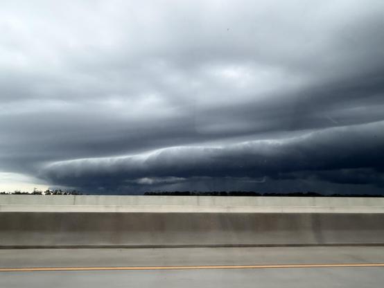 An ominous cloud formation.